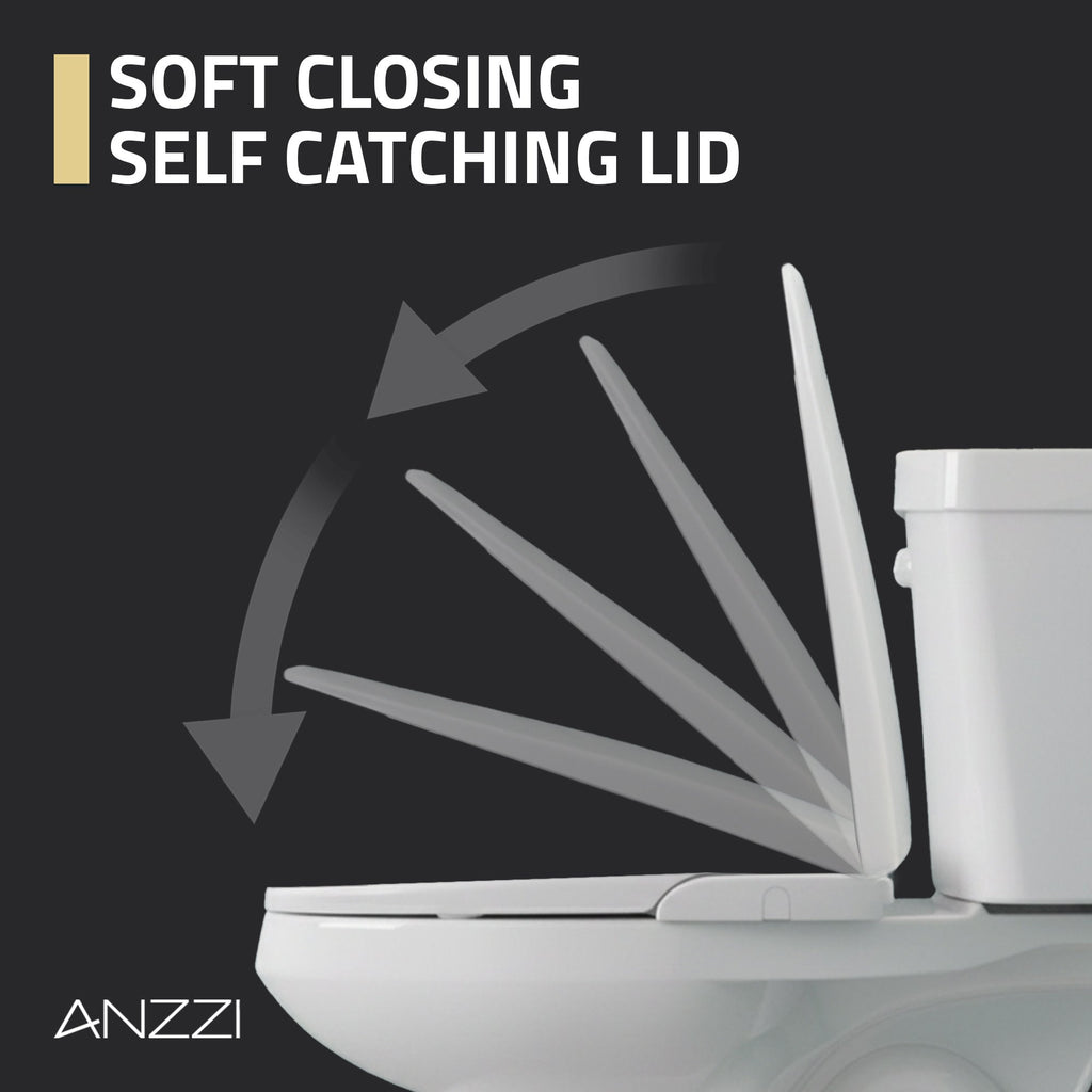 ANZZI Minnow Non-Electric Manual Bidet Toilet Seat — view 3