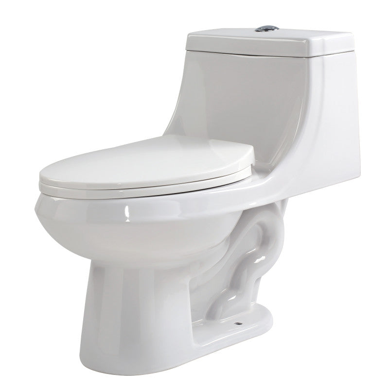 ANZZI Odin One-Piece Dual Flush Elongated Toilet