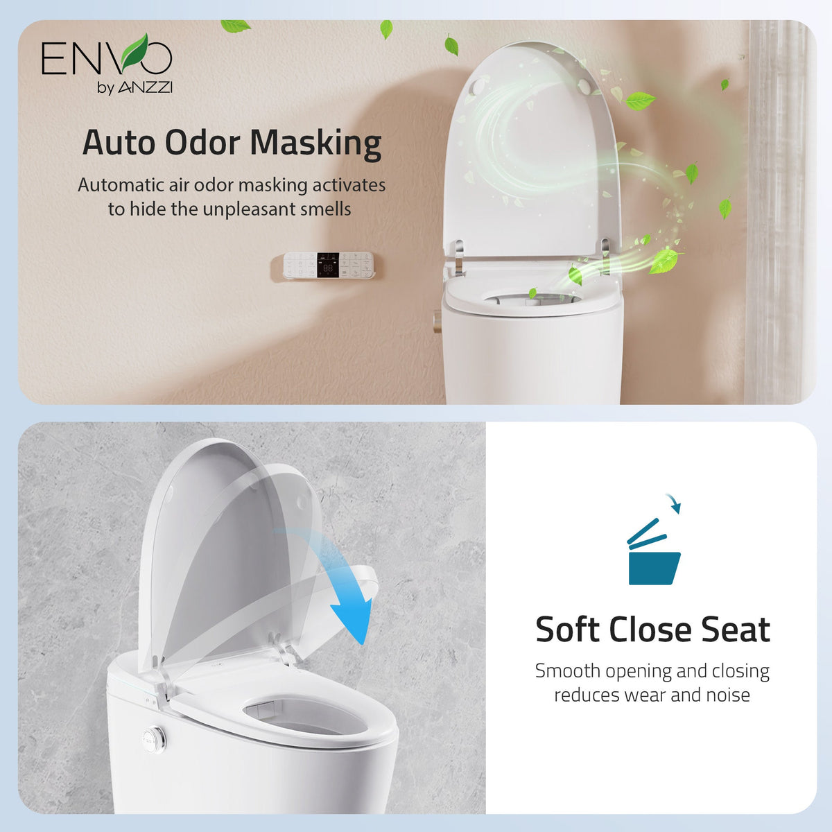 ANZZI ENVO Dia One-Piece Smart Bidet Toilet — view 7