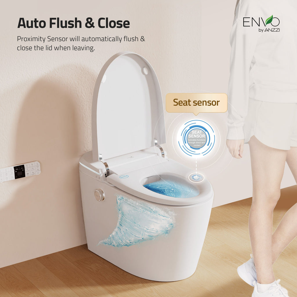 ANZZI ENVO Dia One-Piece Smart Bidet Toilet — view 3