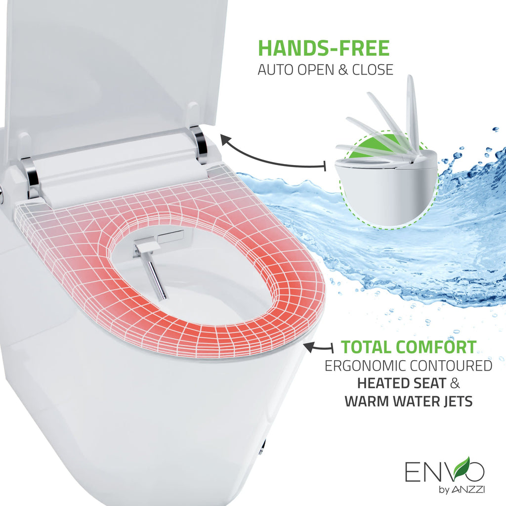 ANZZI ENVO Echo Tankless Smart Bidet Toilet — view 8