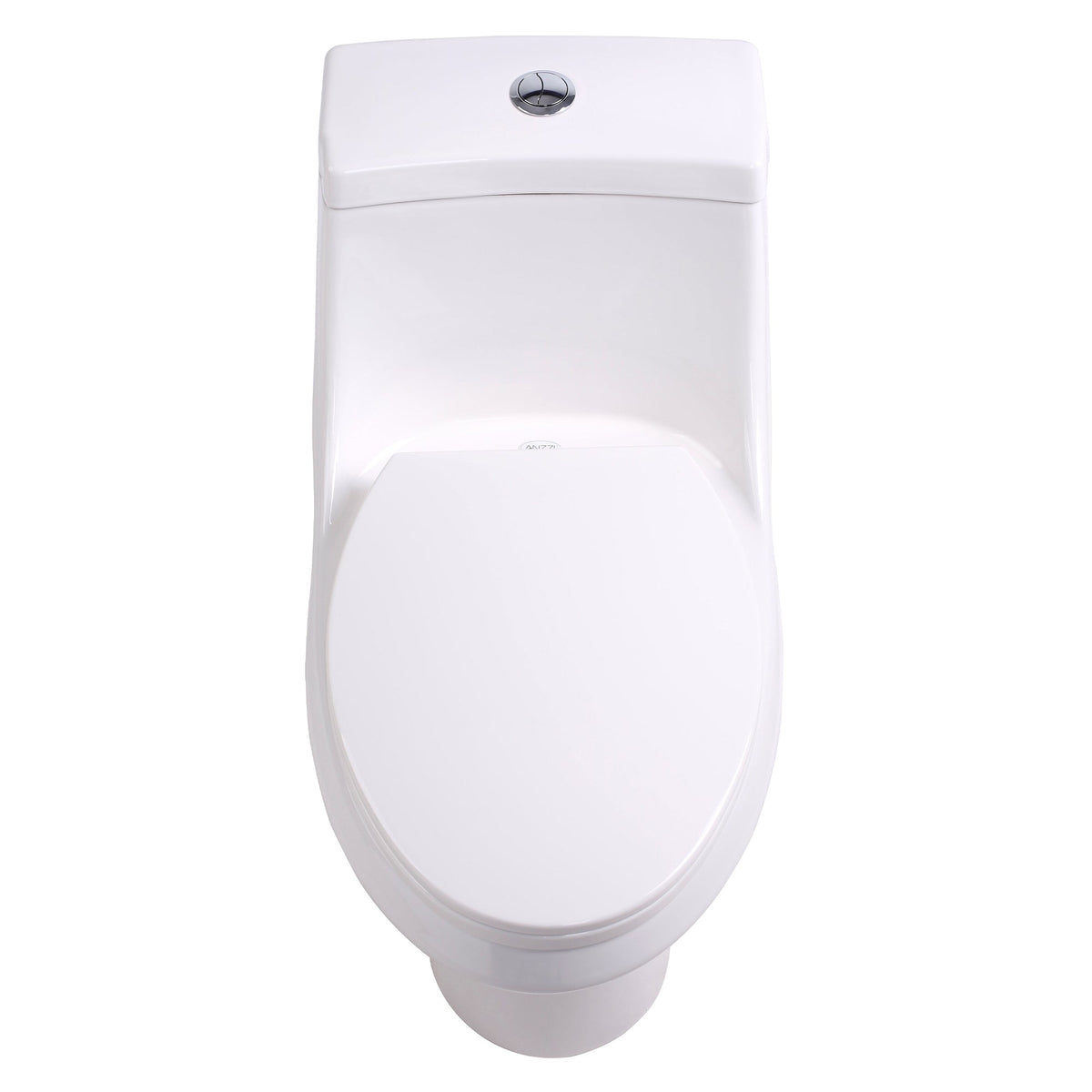 ANZZI Odin One-Piece Dual Flush Elongated Toilet — view 2