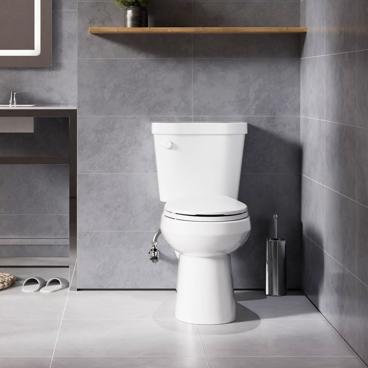ANZZI Two-Piece ADA Comfort Height Toilet — view 14