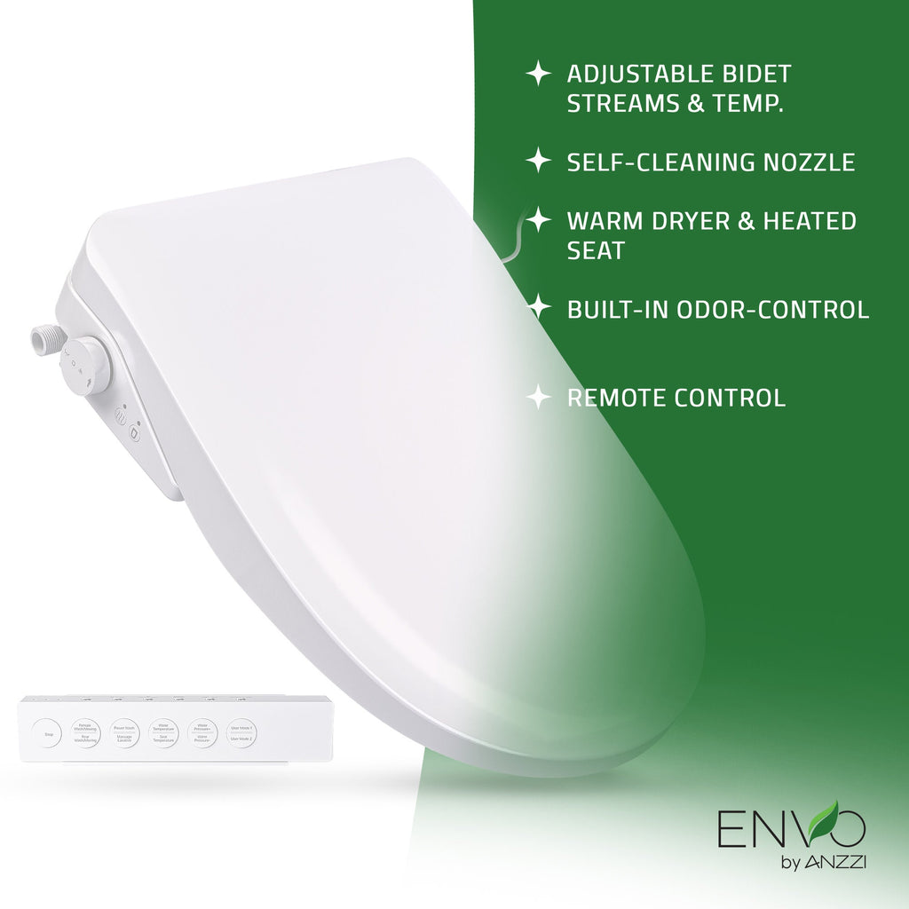 ANZZI Smart Bidet Seat with Auto Open/Close Lid — view 7