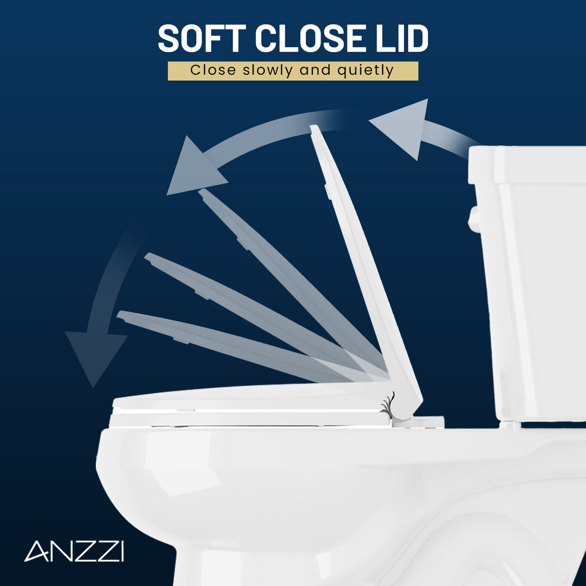 ANZZI Two-Piece ADA Comfort Height Toilet — view 8