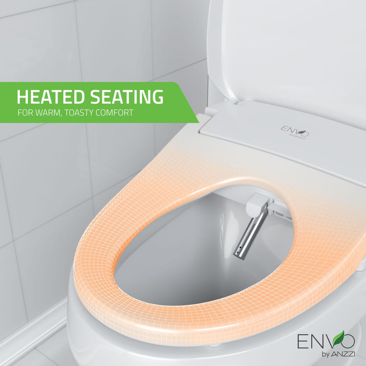 ANZZI ENVO Dive Electric Bidet Toilet Seat — view 6
