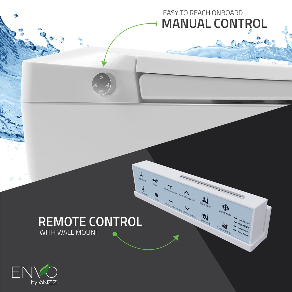 ANZZI ENVO Echo Tankless Smart Bidet Toilet — view 9