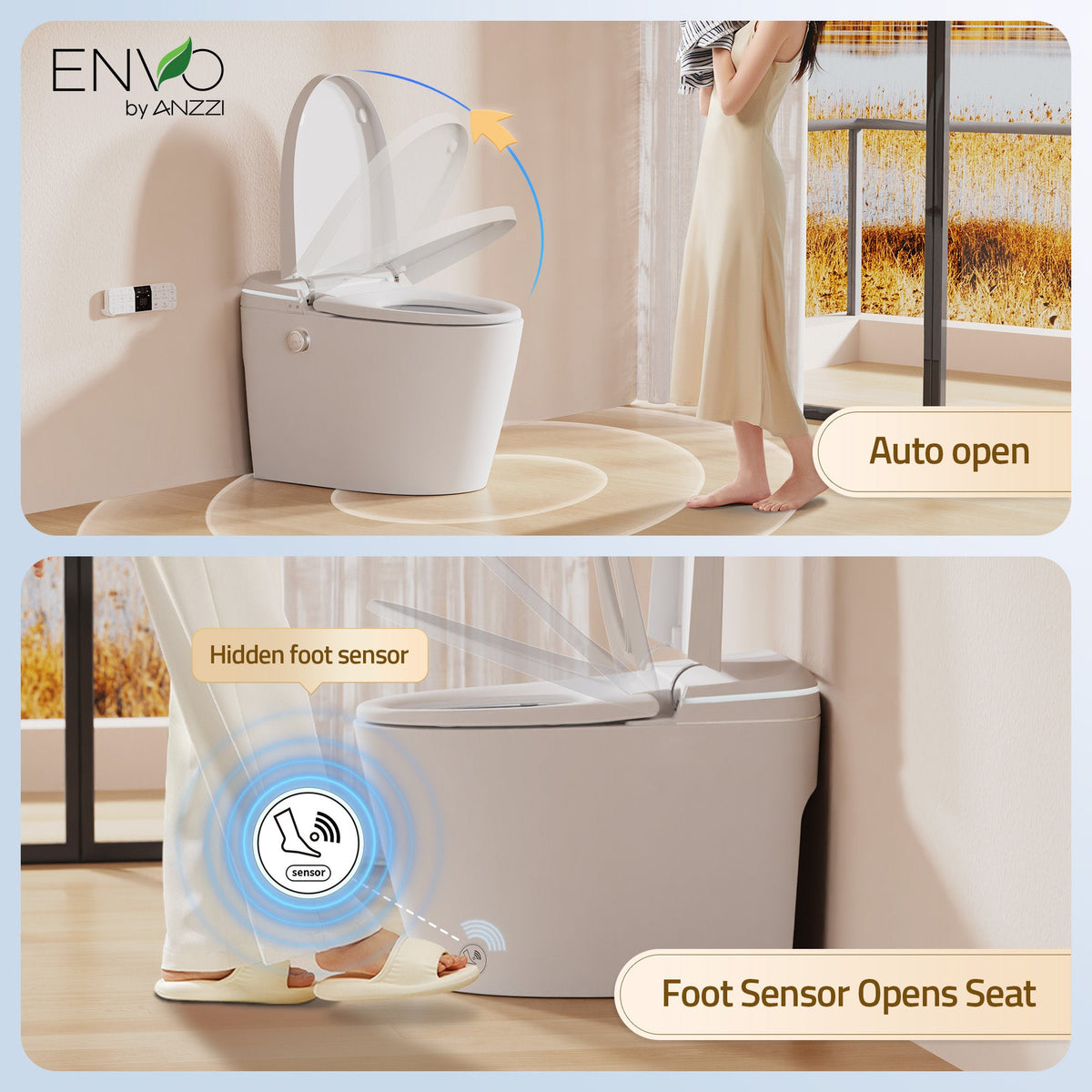 ANZZI ENVO Dia One-Piece Smart Bidet Toilet — view 4