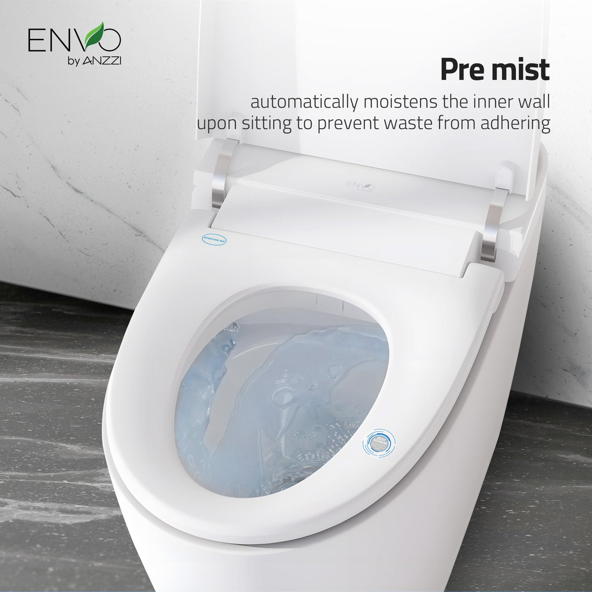 ANZZI ENVO Dia One-Piece Smart Bidet Toilet — view 11