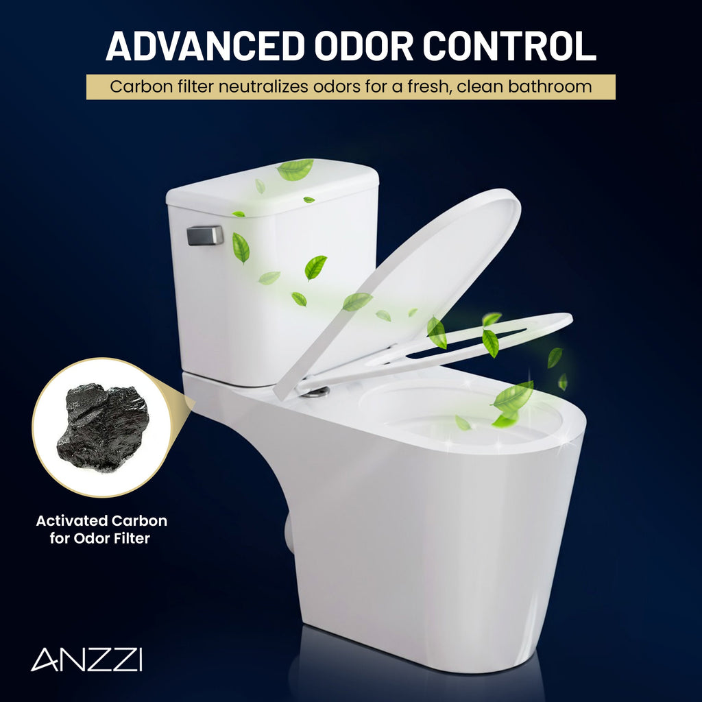 ANZZI Nesso Upflush Macerating Toilet System — view 8