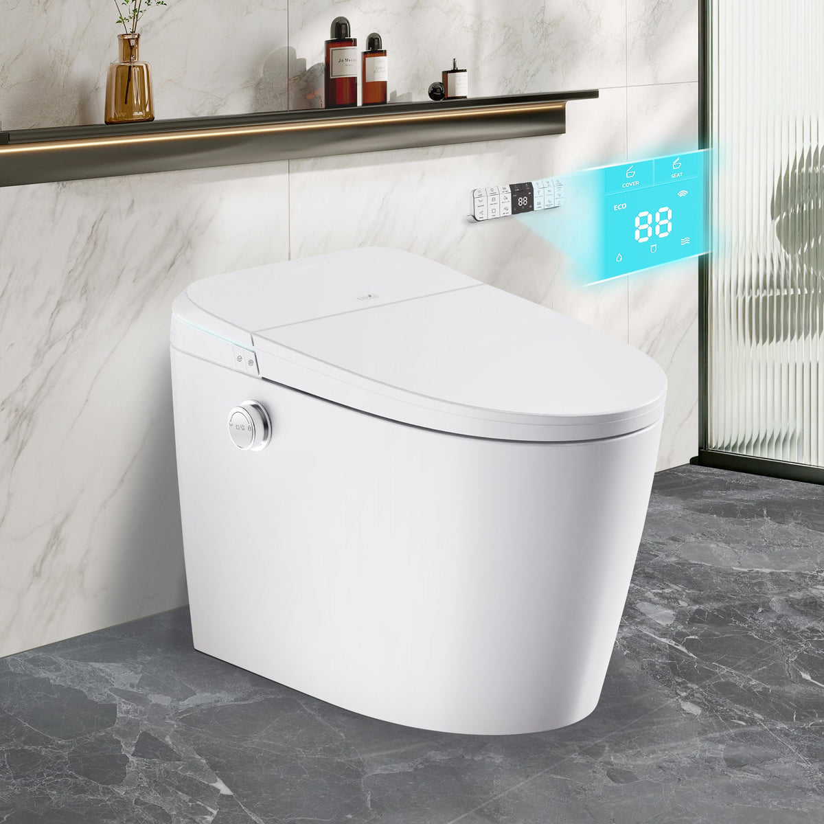 ANZZI ENVO Dia One-Piece Smart Bidet Toilet — view 2